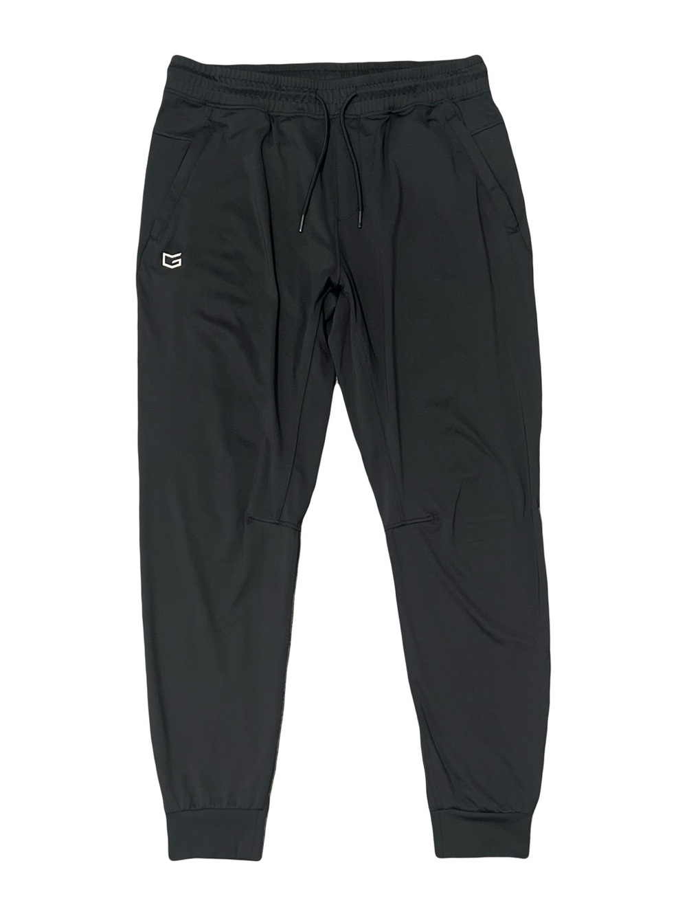G Gradual Men's Athletic Joggers | Black | Large